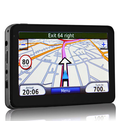 5.0 inch TFT Touch Screen Car GPS Navigator Built-in 4GB Memory Voice Broadcast FM Transmitter Function Built-in speaker